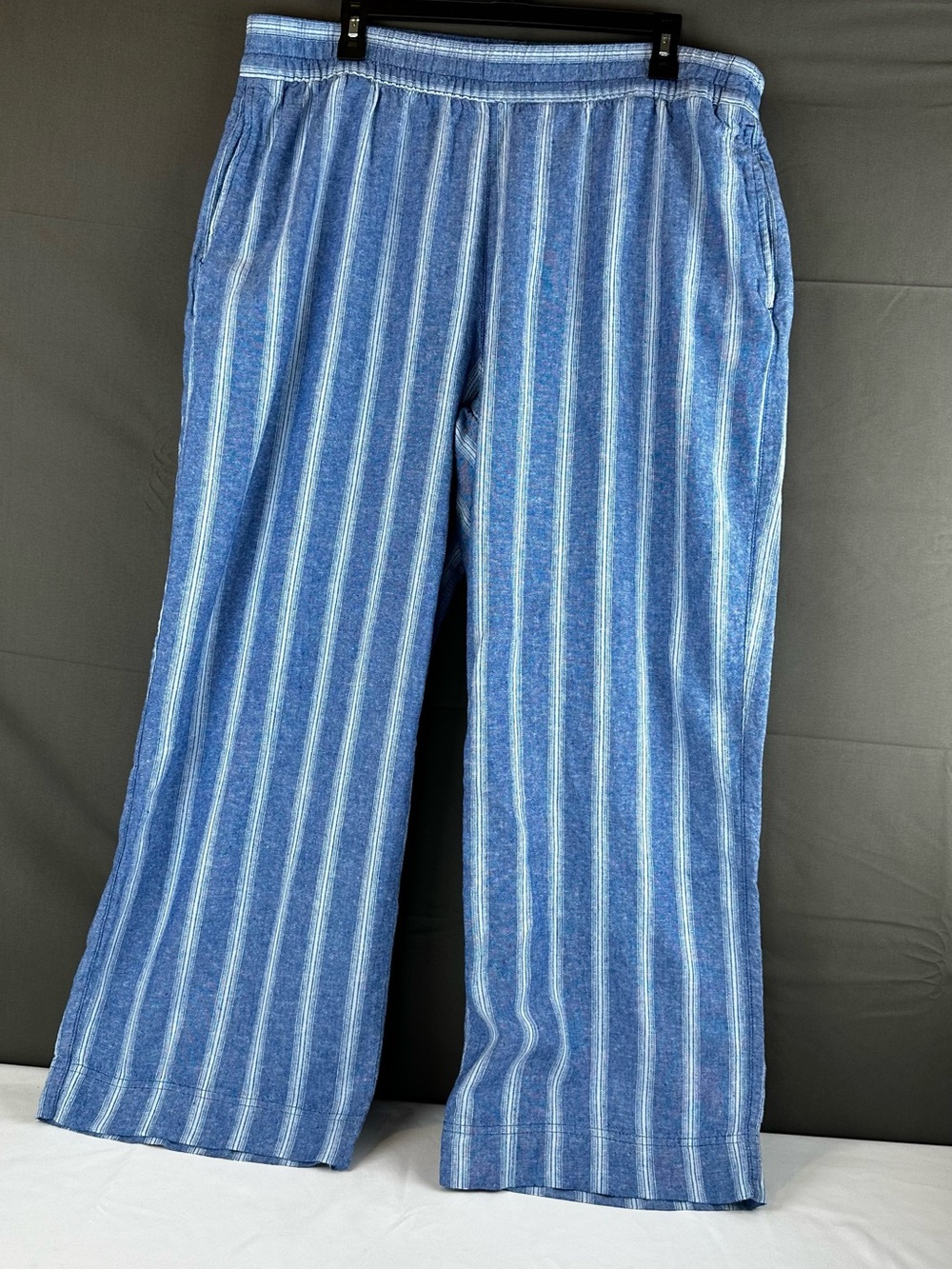 Old Navy Blue & White Striped Lounge Joggers